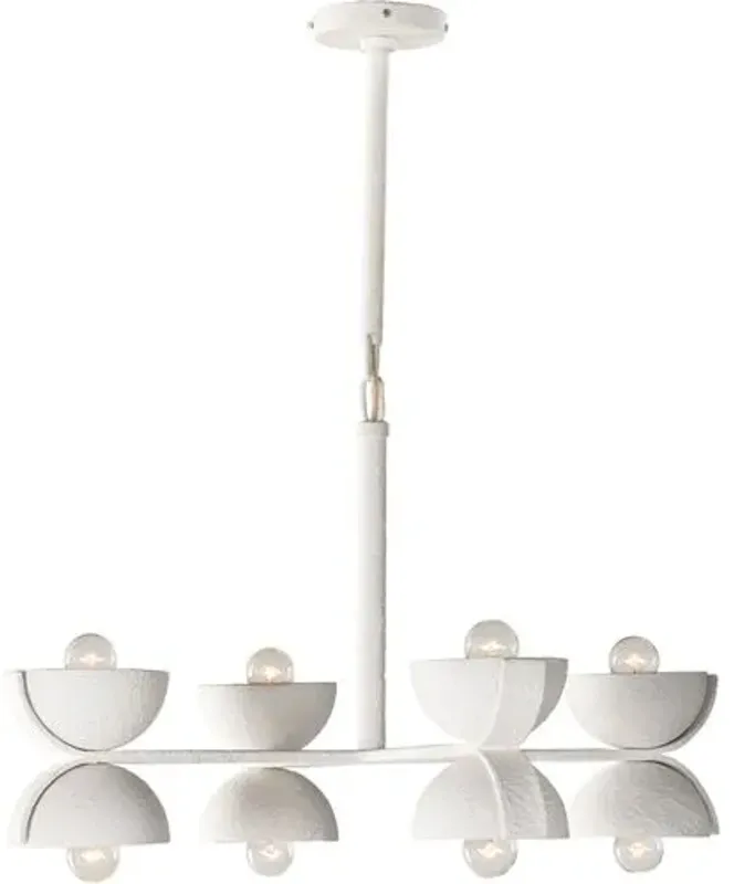 Beck 4-Light Chandelier - Matte White Plaster