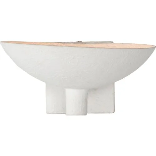 Beck Wall Sconce - Matte White Plaster