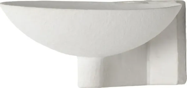 Beck Wall Sconce - Matte White Plaster