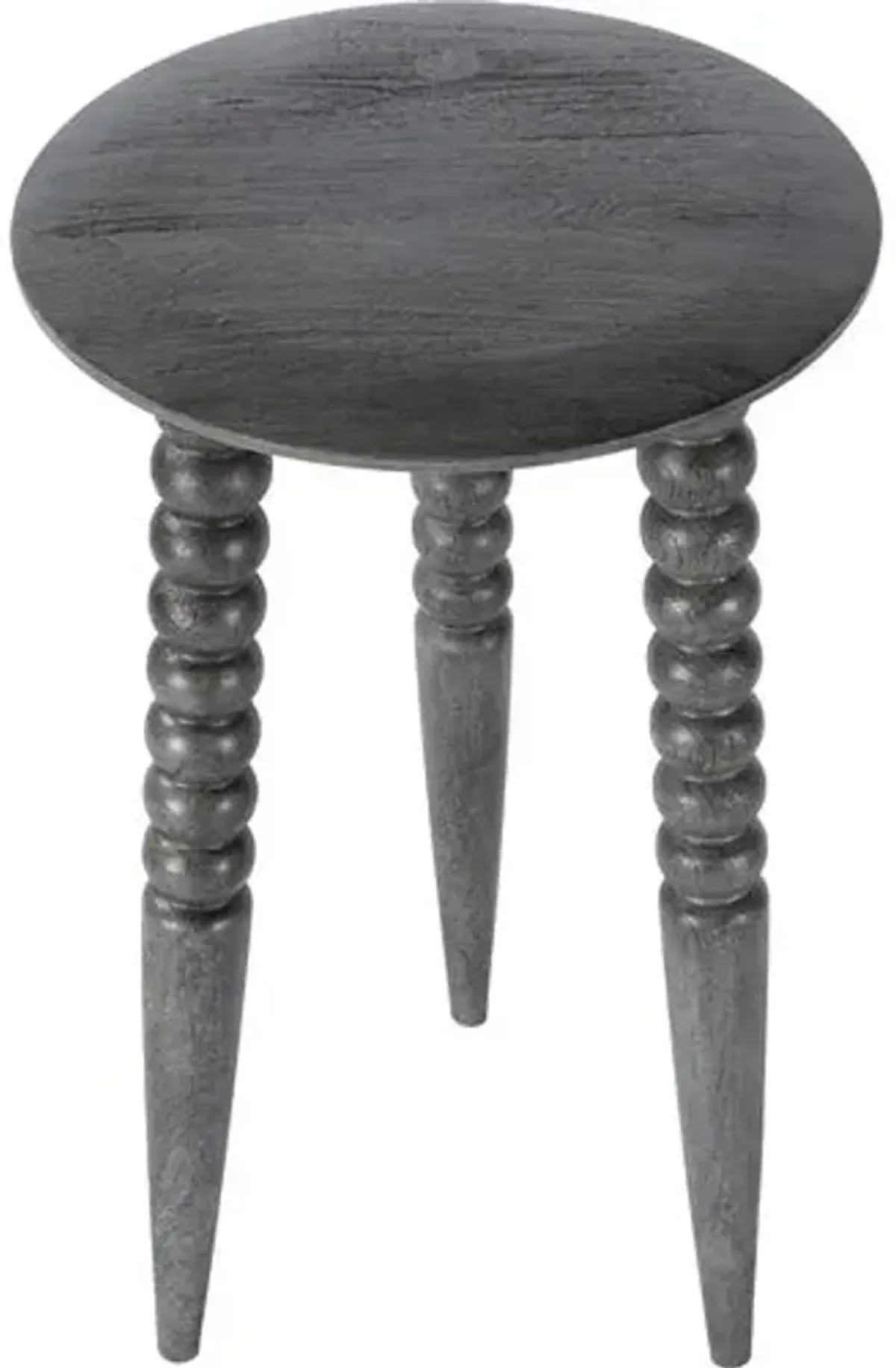 Julie Spindle Side Table - Gray