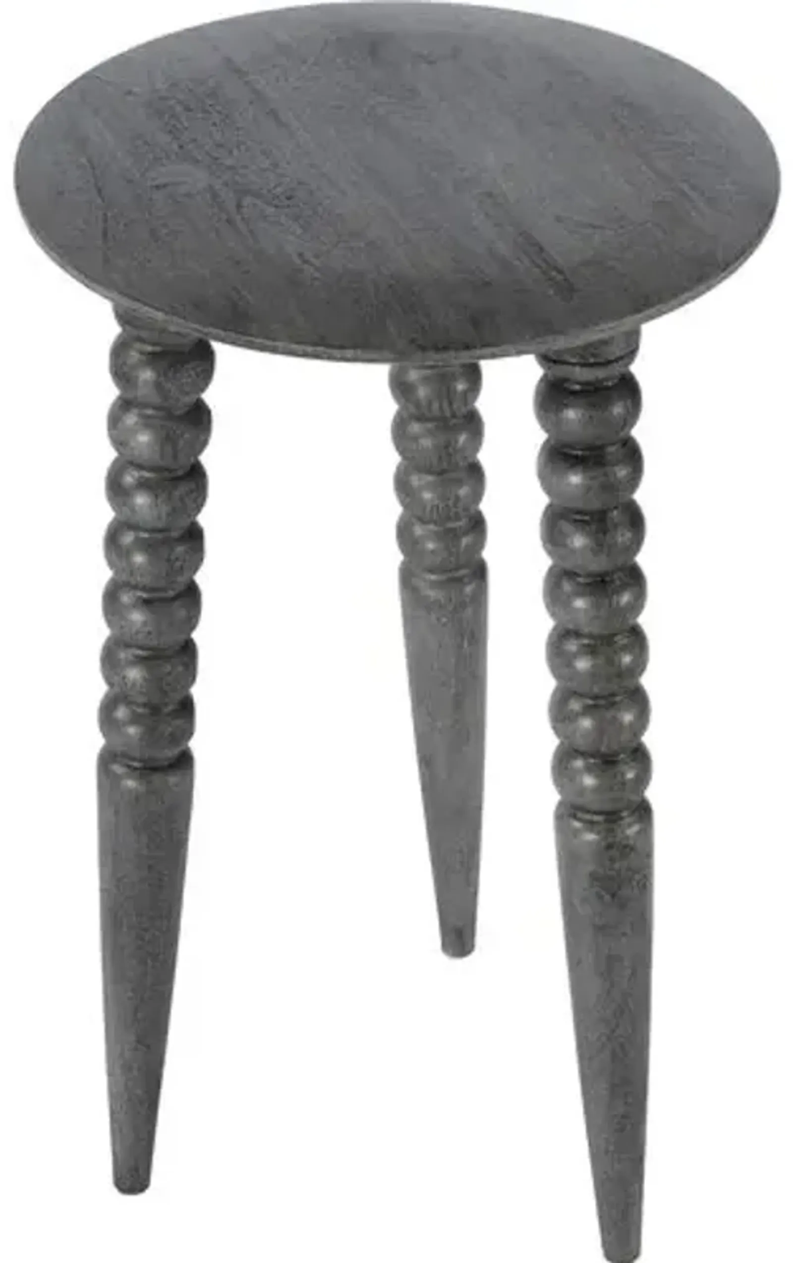 Julie Spindle Side Table - Gray