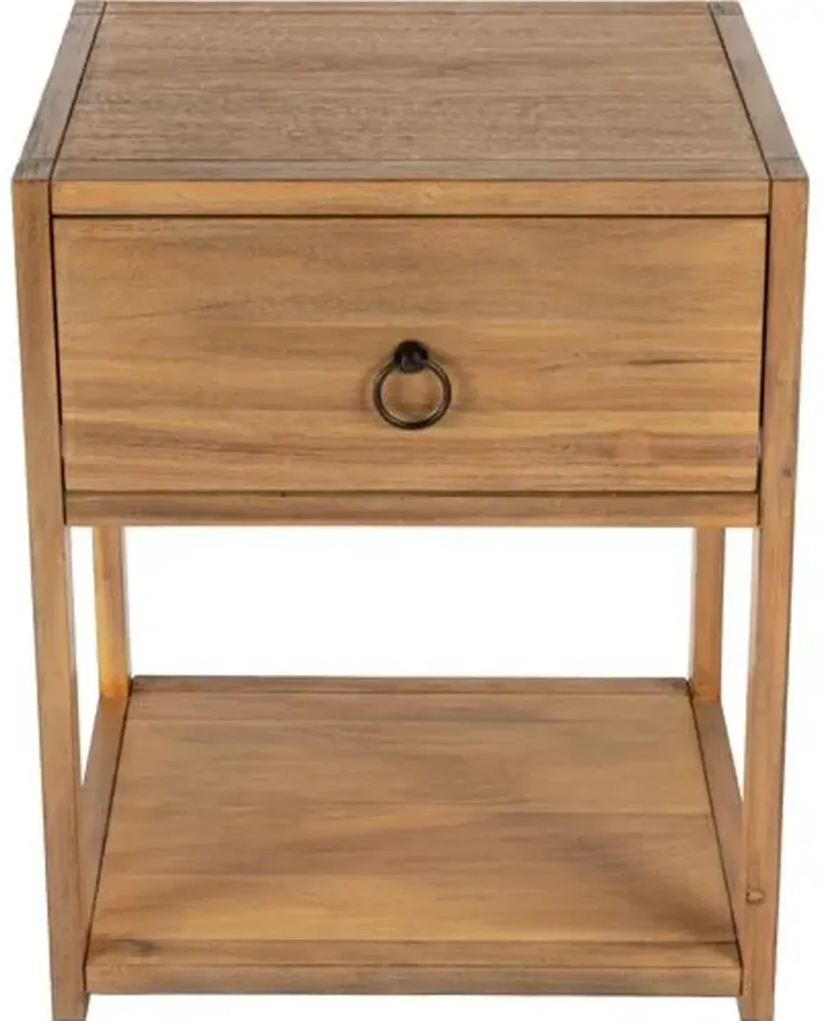 Sully 1-Drawer End Table - Brown