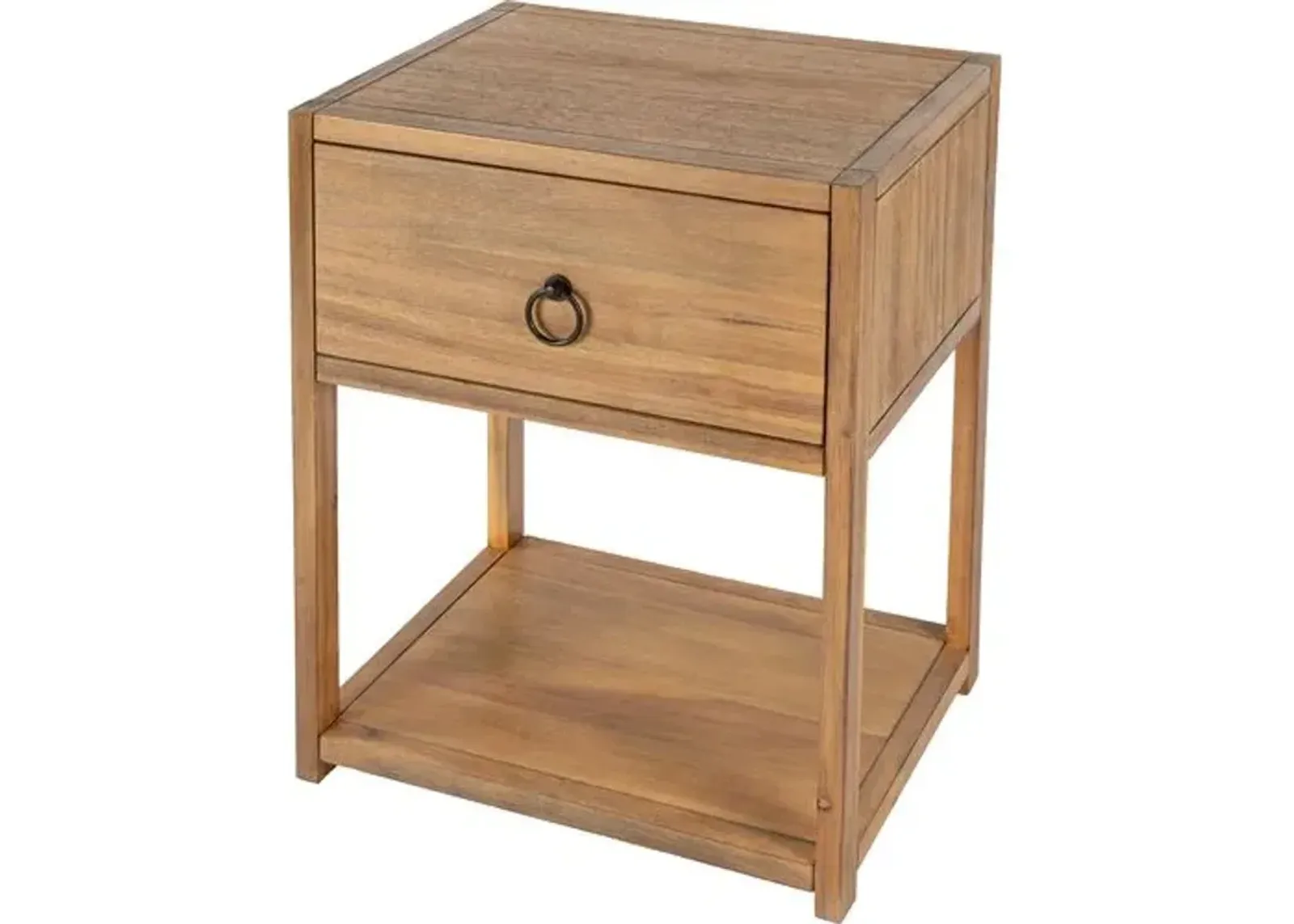 Sully 1-Drawer End Table - Brown