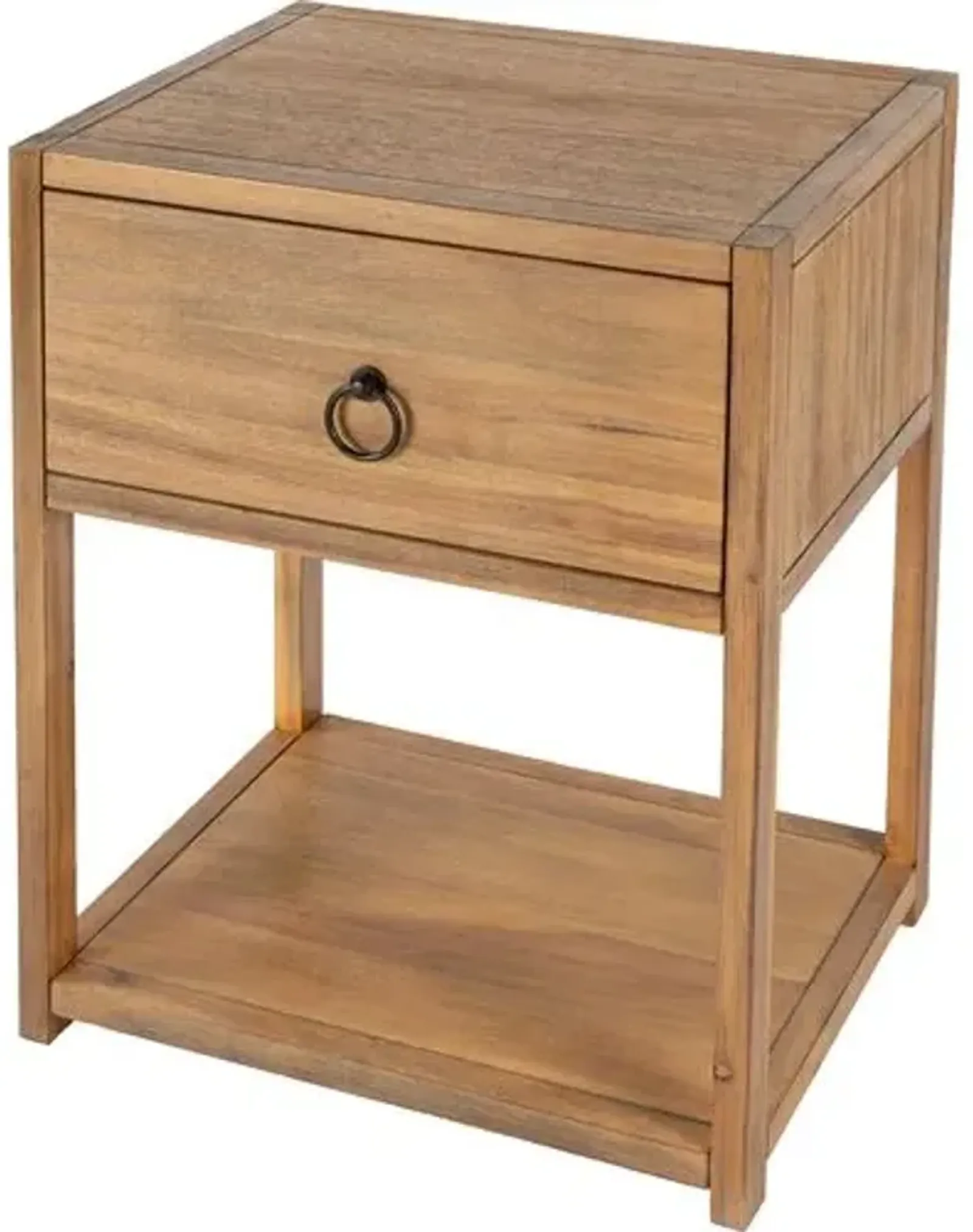 Sully 1-Drawer End Table - Brown