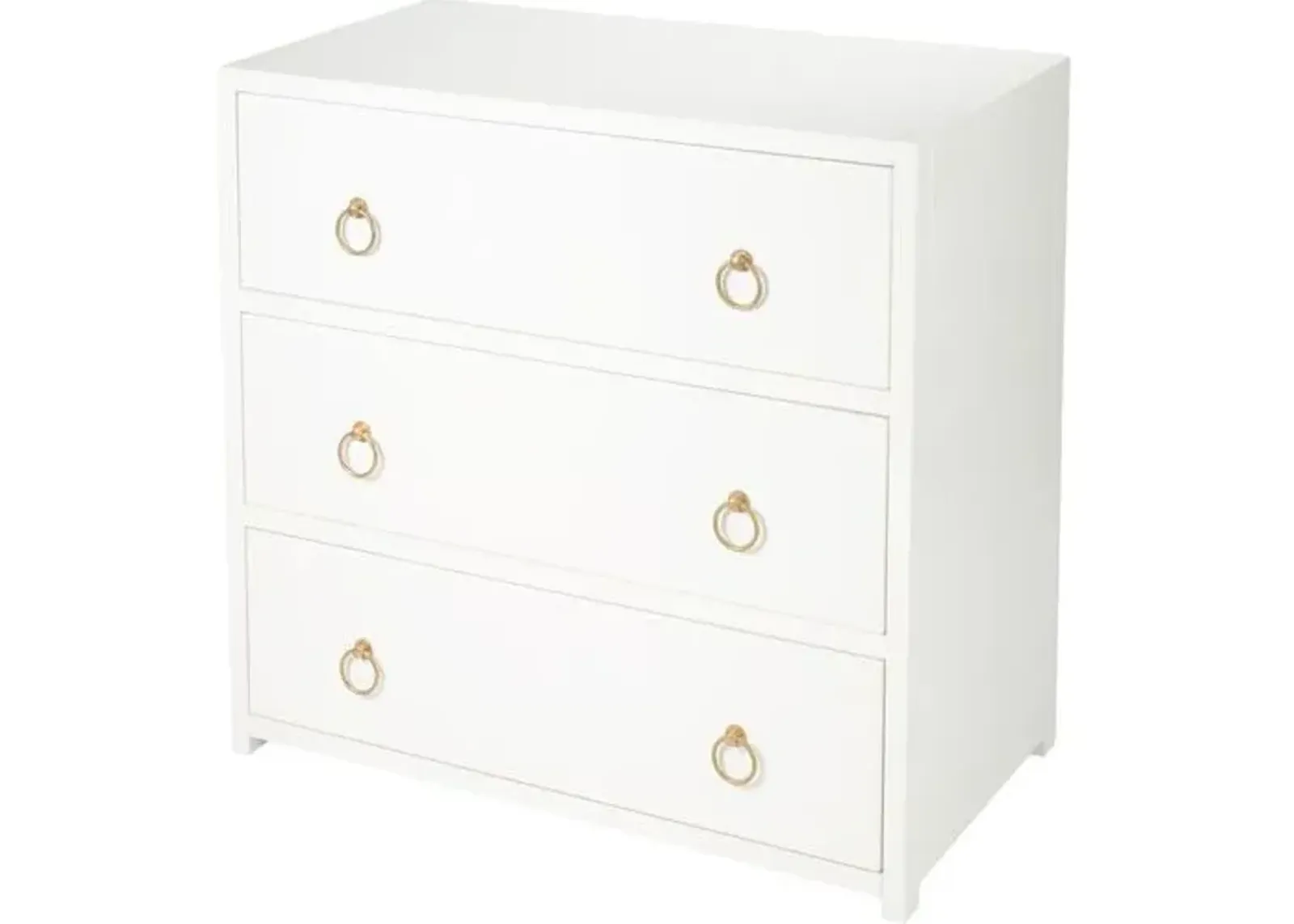 Sully 3-Drawer Chest - White