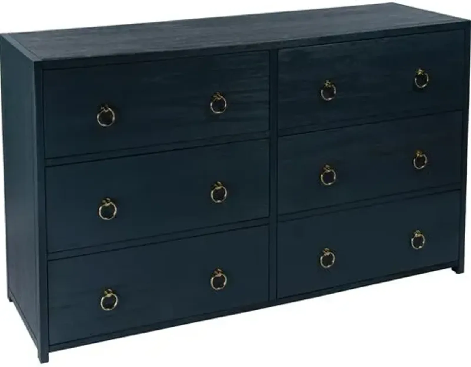 Sully 6-Drawer Dresser - Blue