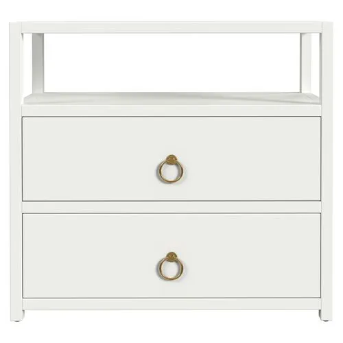 Sully 2-Drawer Wide Nightstand