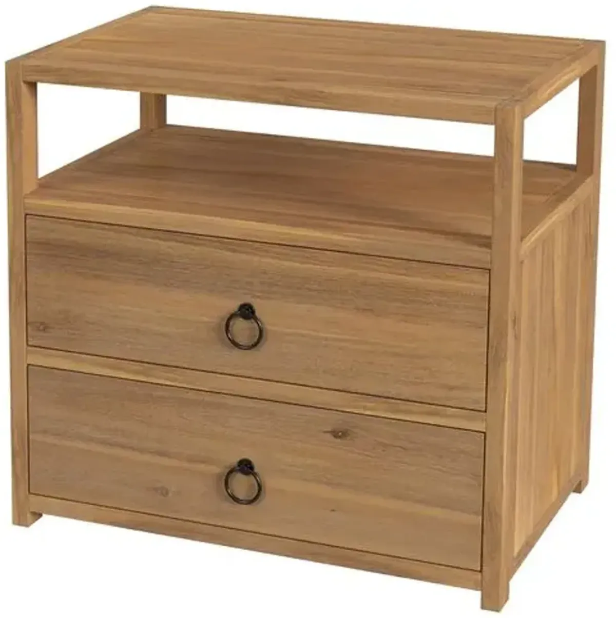 Sully 2-Drawer Wide Nightstand