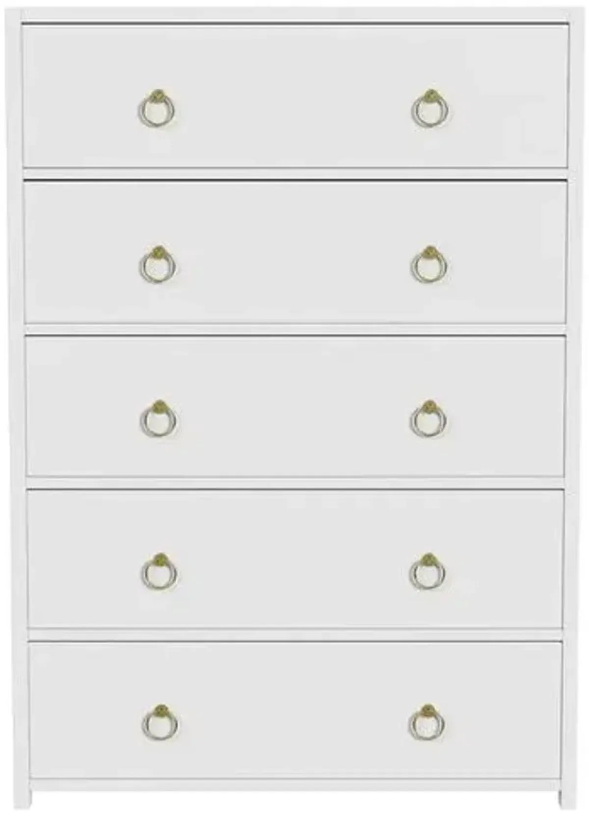 Sully 5-Drawer Dresser - White