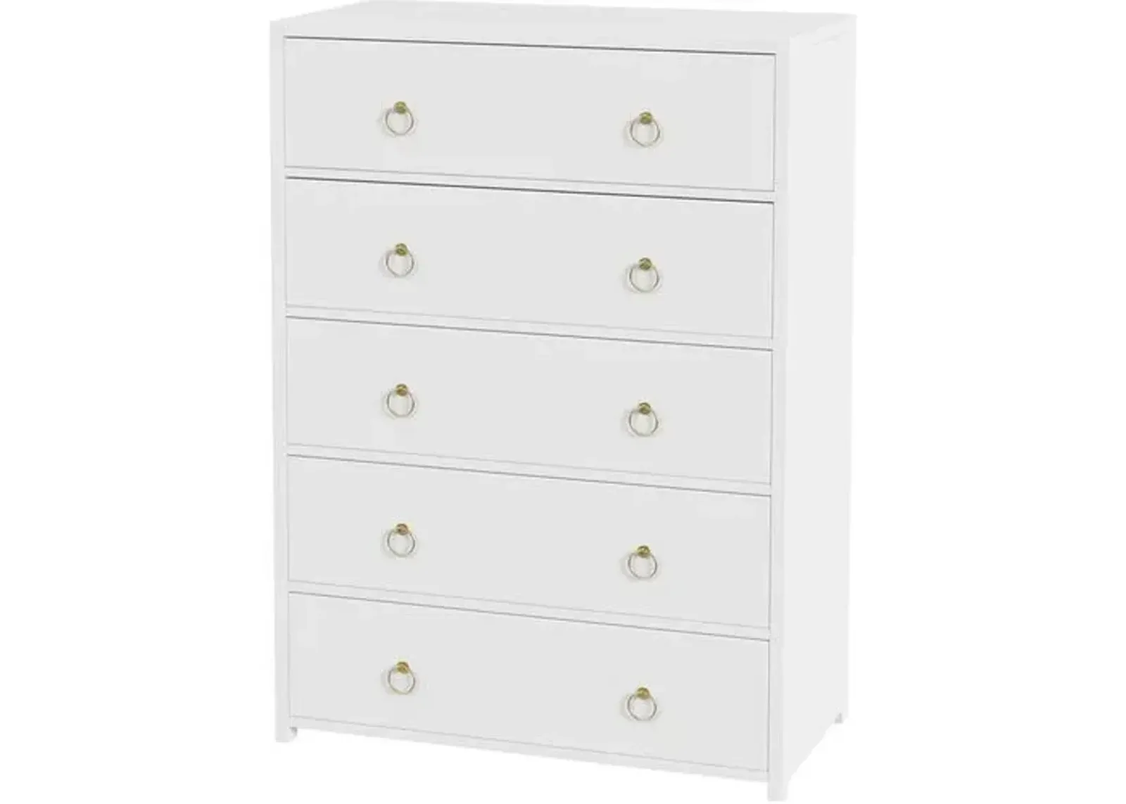 Sully 5-Drawer Dresser - White