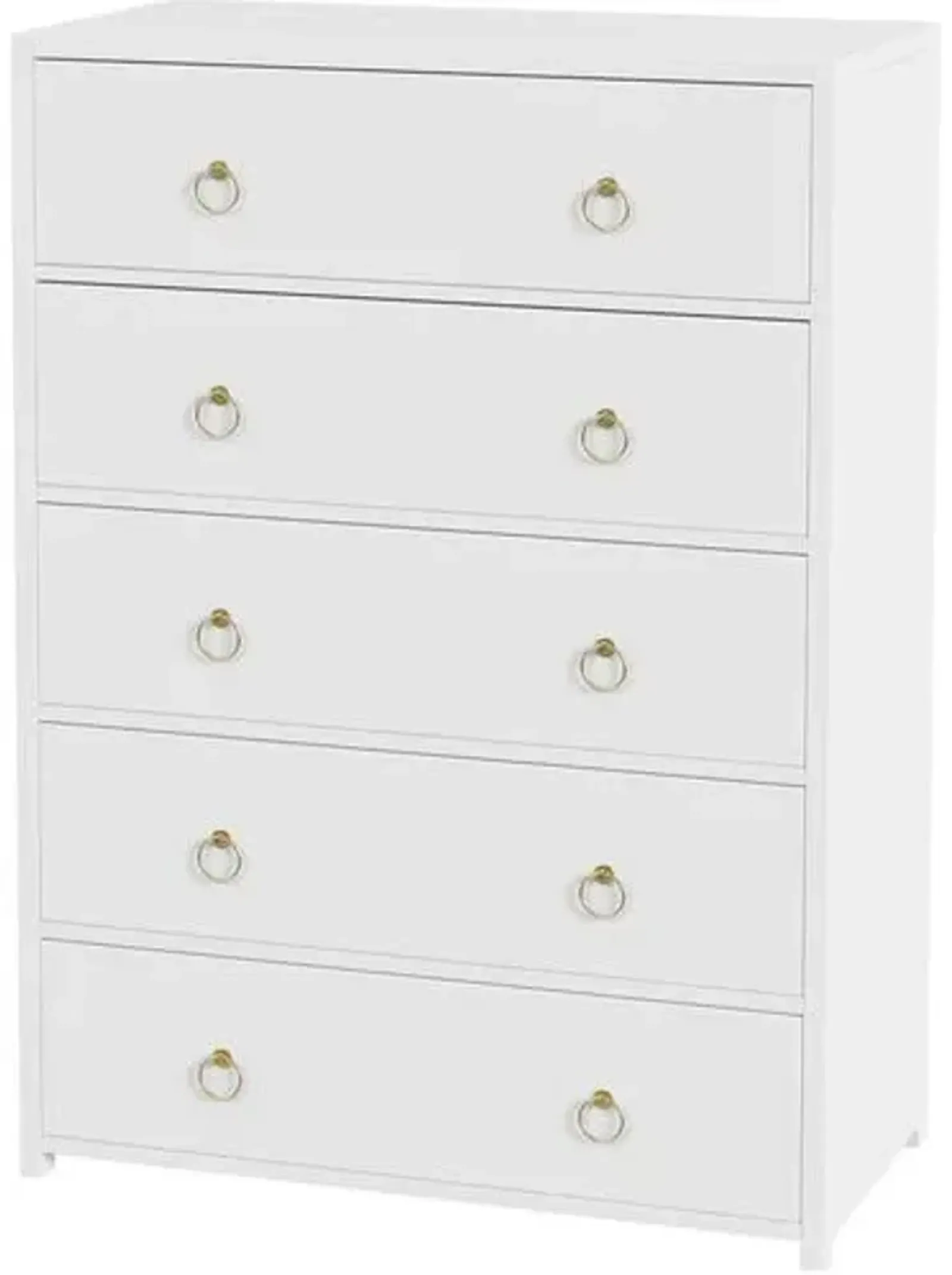 Sully 5-Drawer Dresser - White