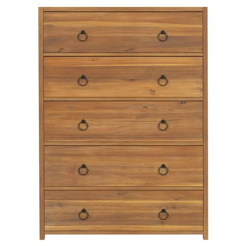 Sully 5-Drawer Dresser - Natural - Brown