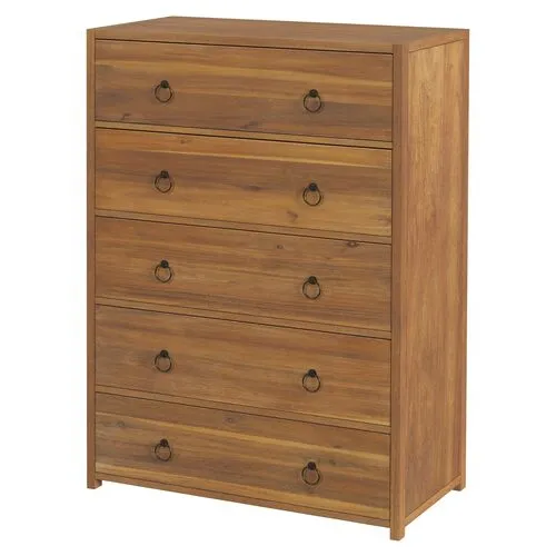 Sully 5-Drawer Dresser - Natural - Brown