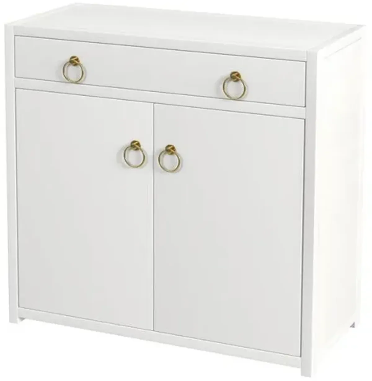 Sully 2-Door Cabinet - White