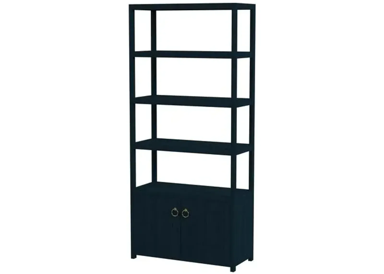 Sully 4-Tier Etagere/Bookcase - Blue