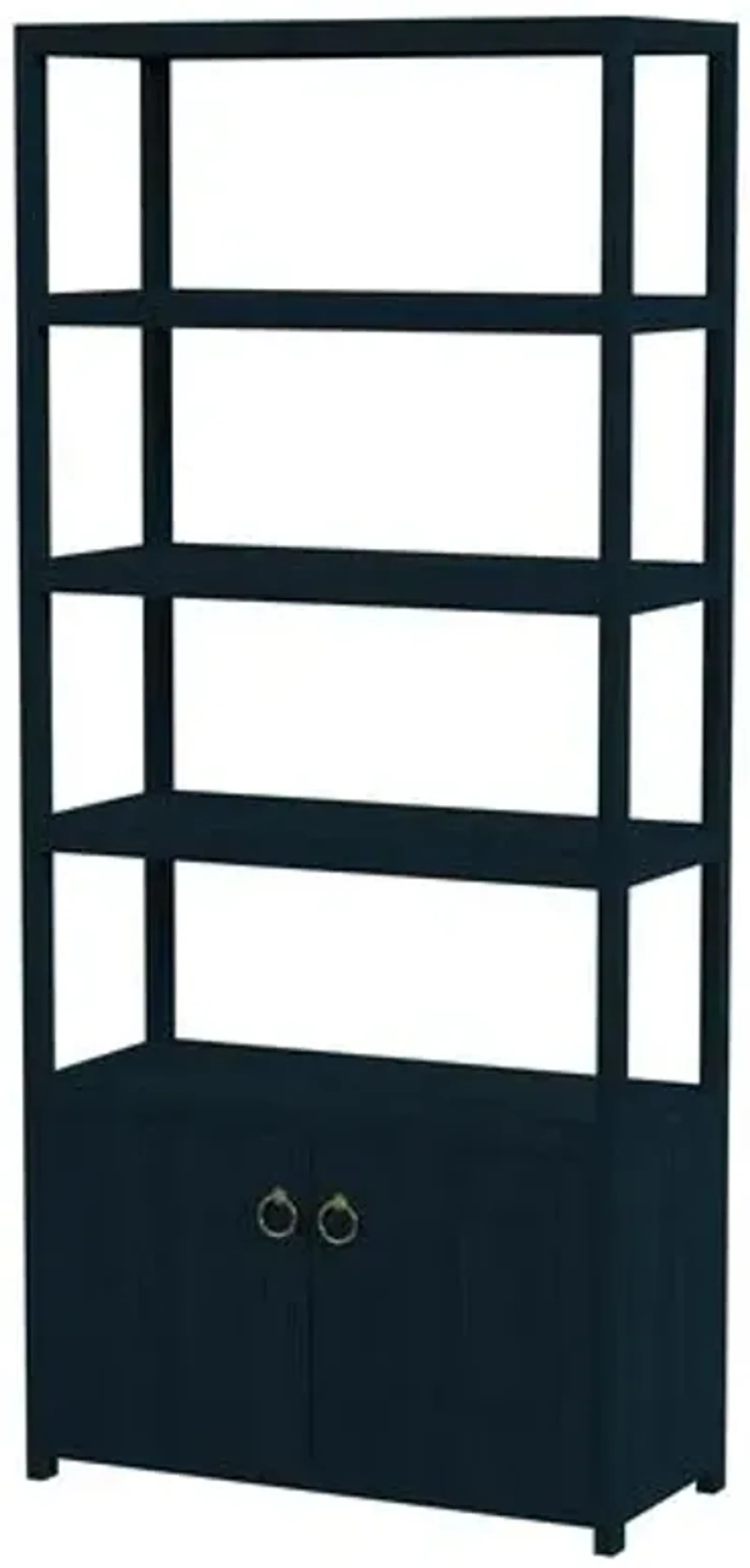 Sully 4-Tier Etagere/Bookcase - Blue