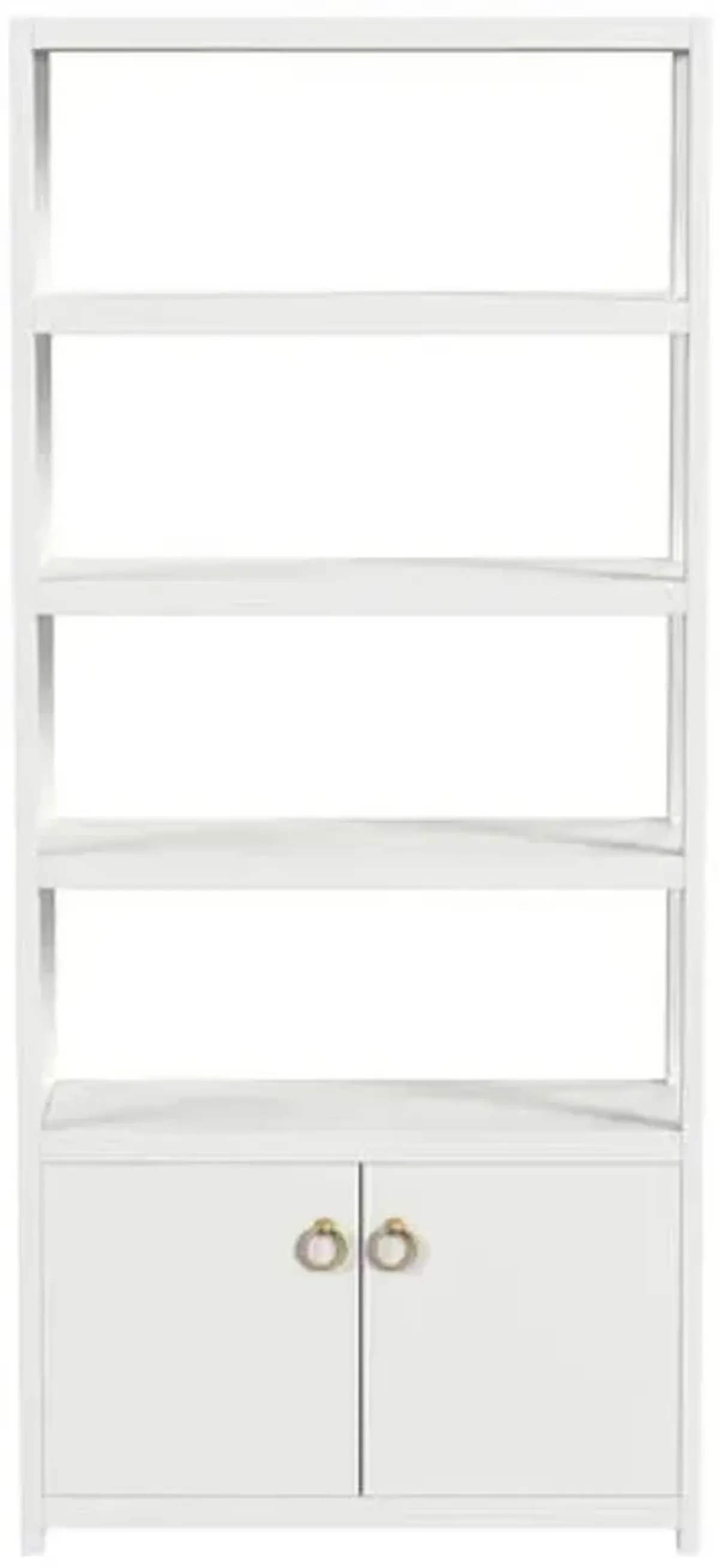 Sully 4-Tier Etagere/Bookcase - White