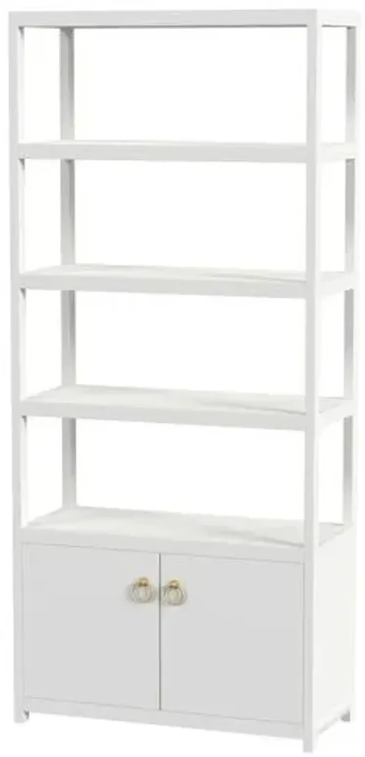 Sully 4-Tier Etagere/Bookcase - White