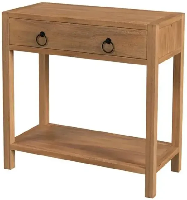 Sully 30" 1-Drawer Nightstand with Lower Open Shelf
