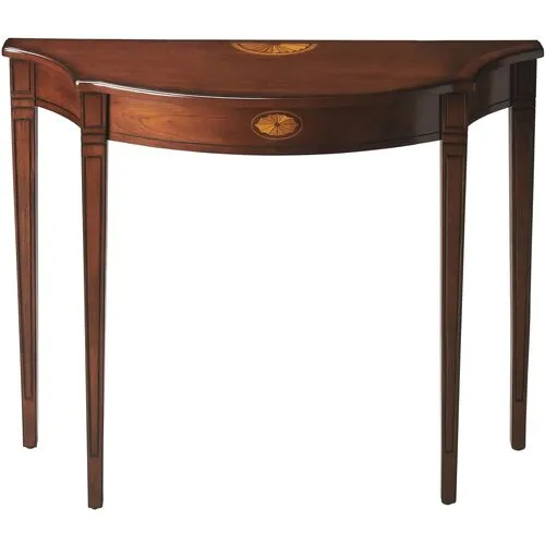 Abigail Console Table - Medium Brown