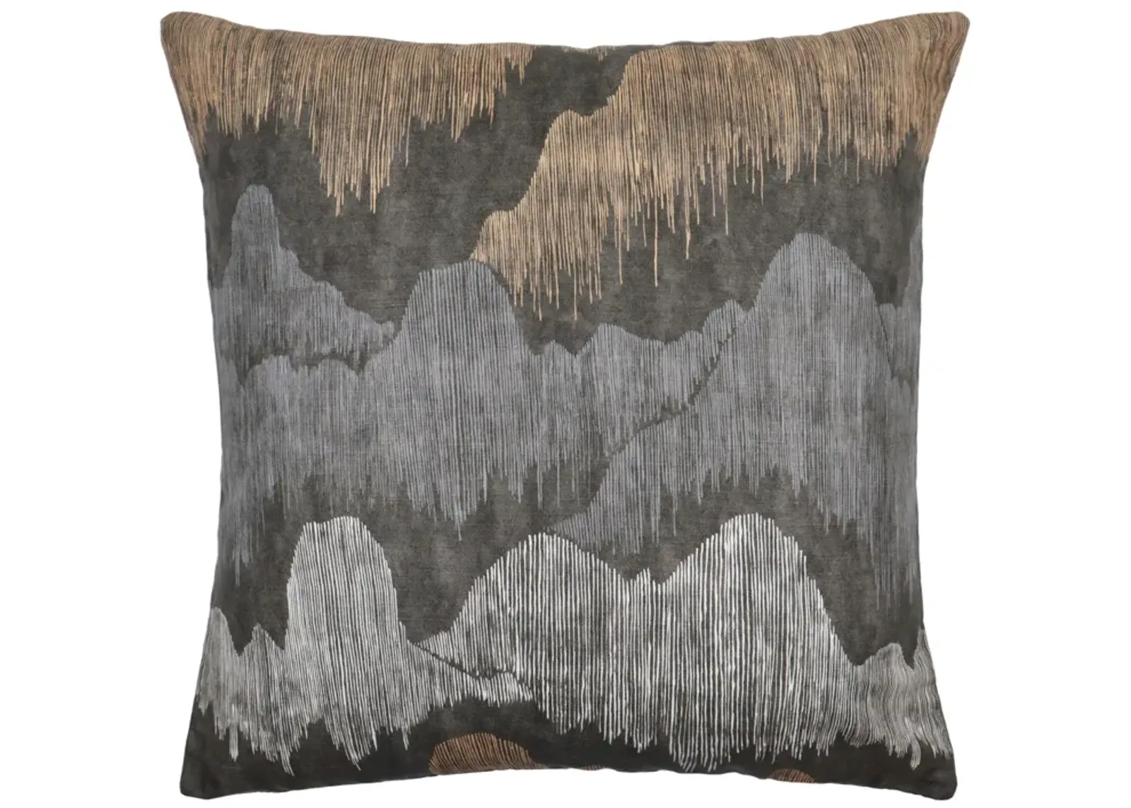 Avery 22x22 Pillow - Noir - The Piper Collection