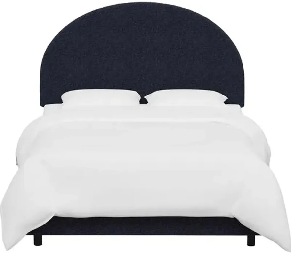 Miliana Arched Bed - Boucle - Blue