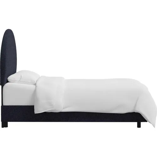 Miliana Arched Bed - Boucle - Blue