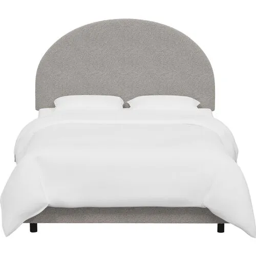 Miliana Arched Bed - Boucle - Gray