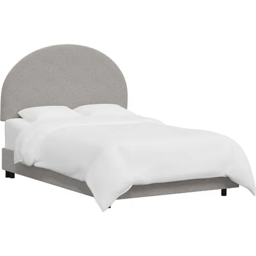 Miliana Arched Bed - Boucle - Gray