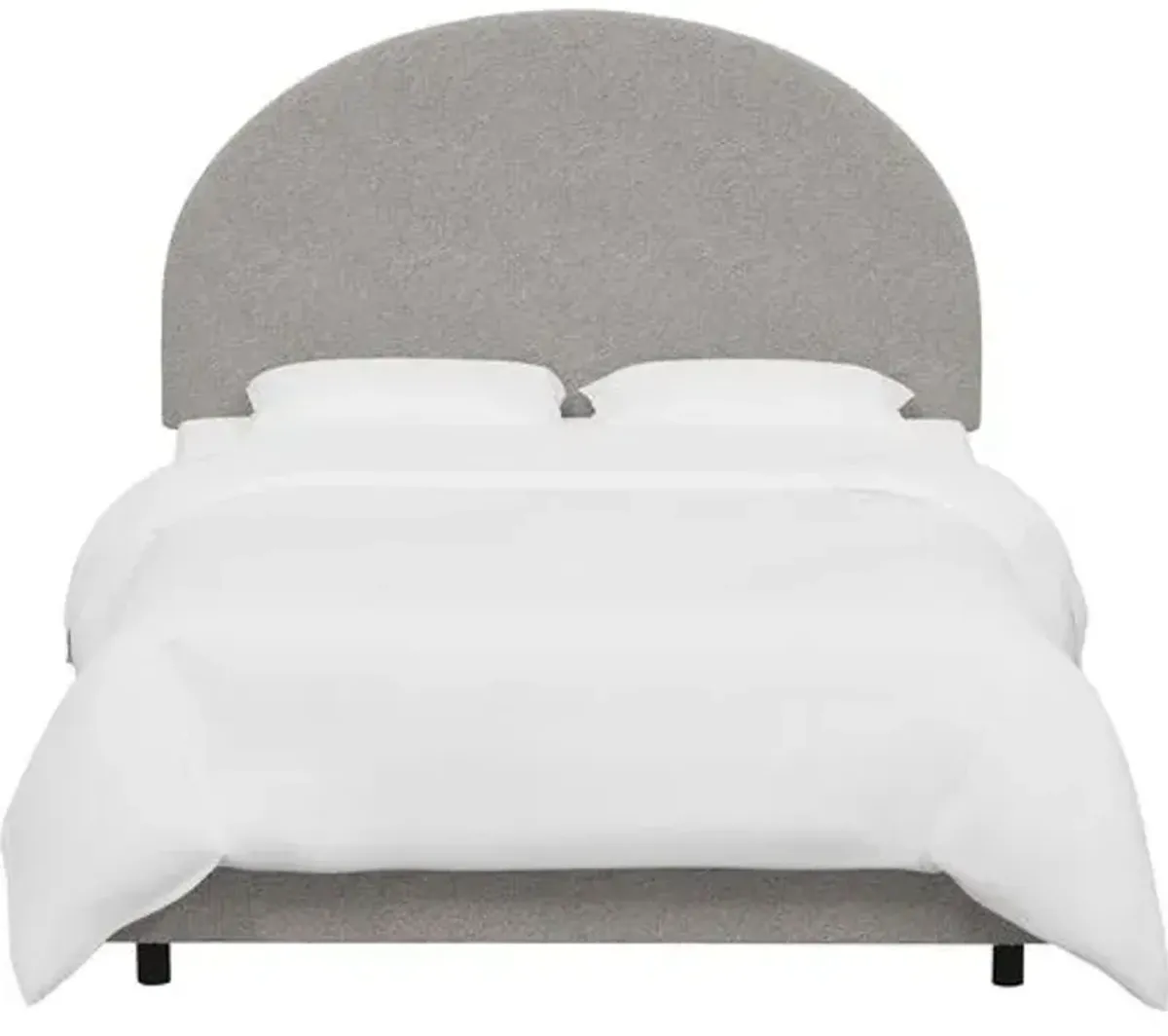 Miliana Arched Bed - Boucle - Gray