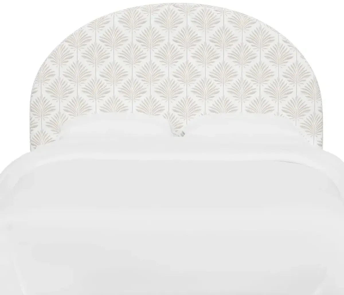 Miliana Arched Headboard, Cerifera Palm
