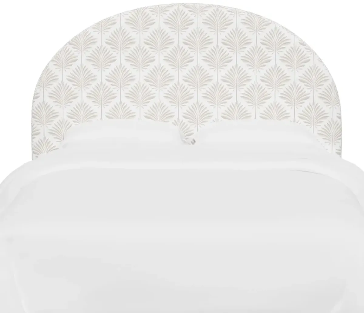 Miliana Arched Headboard, Cerifera Palm