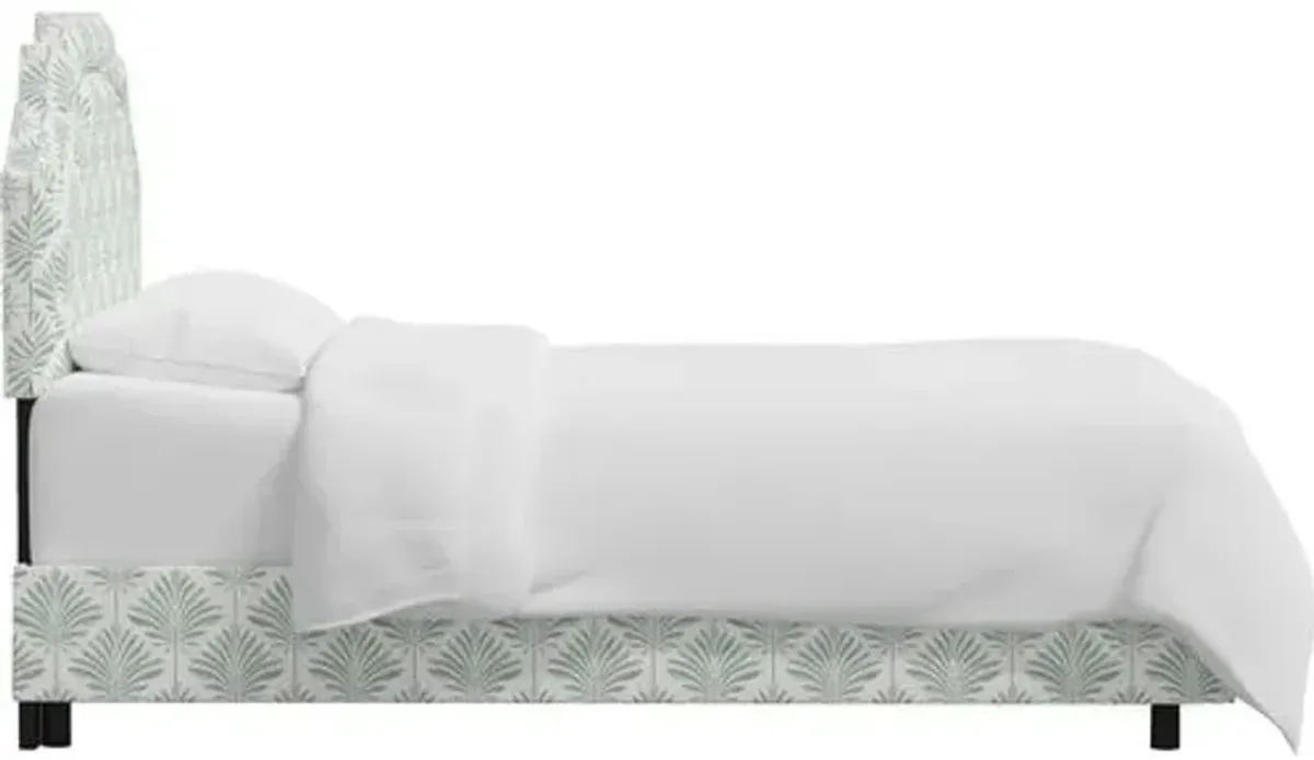 Lola Bed - Cerifera Palm - Green