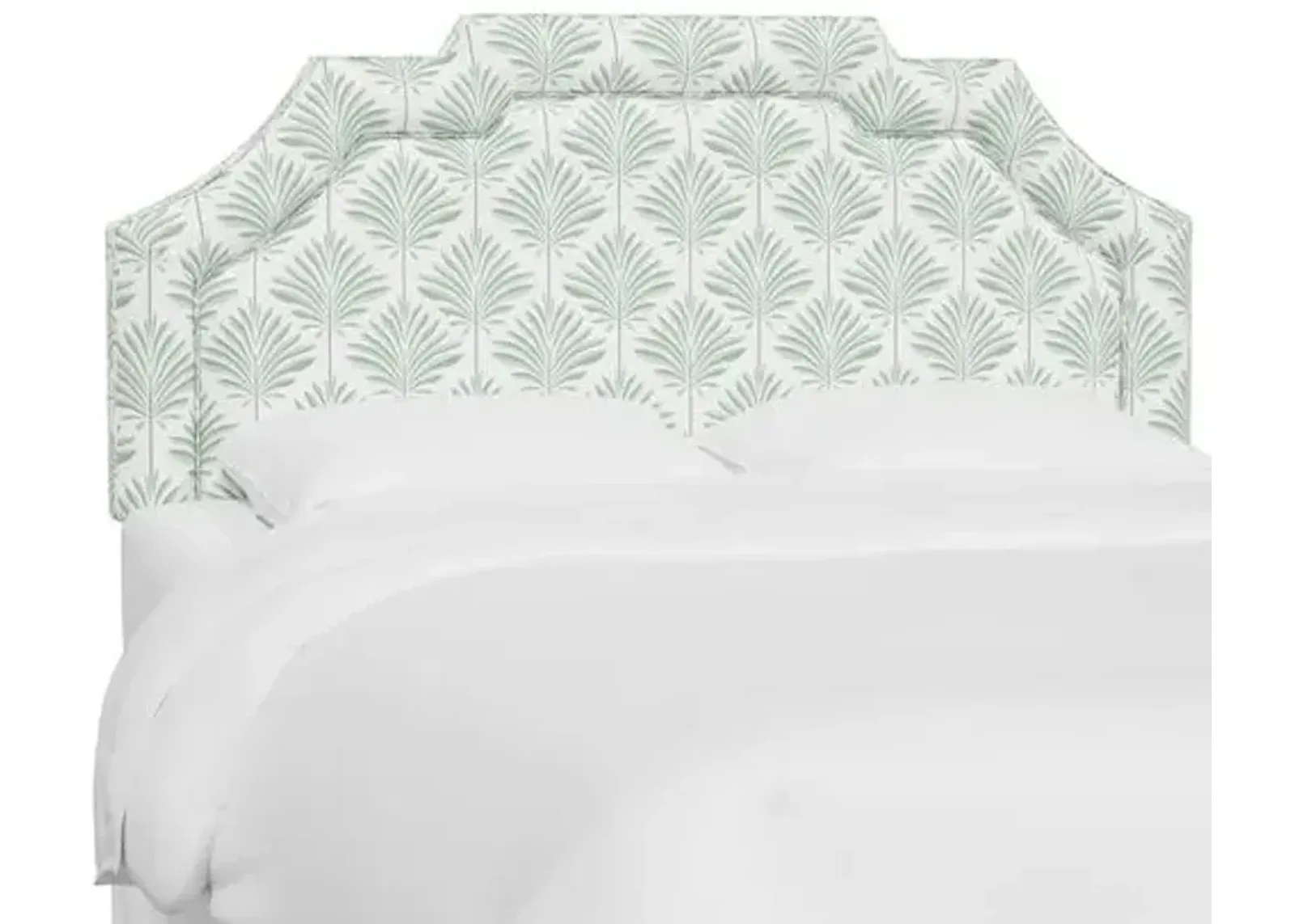 Lola Headboard - Cerifera Palm - Green