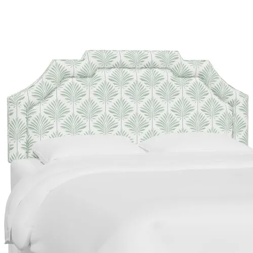 Lola Headboard - Cerifera Palm - Green