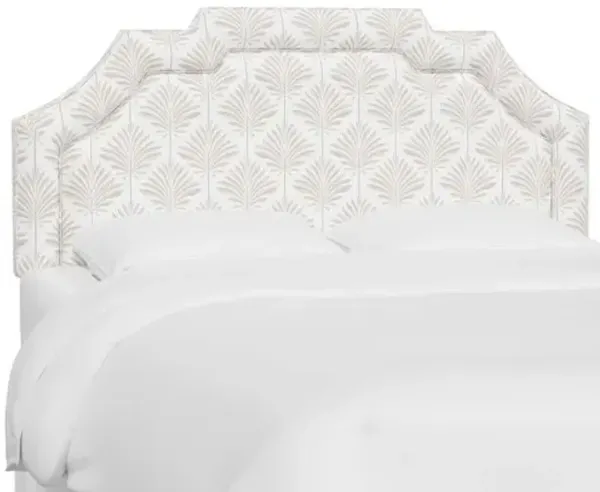 Lola Headboard - Cerifera Palm - Beige