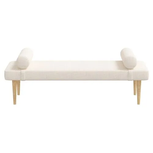 Raelyn Daybed - Linen - Beige - Comfortable, Sturdy