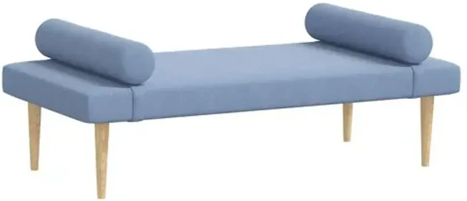 Raelyn Daybed - Linen - Blue - Comfortable, Sturdy