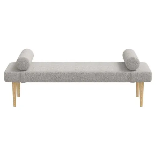 Raelyn Daybed - Boucle - Gray - Comfortable, Sturdy