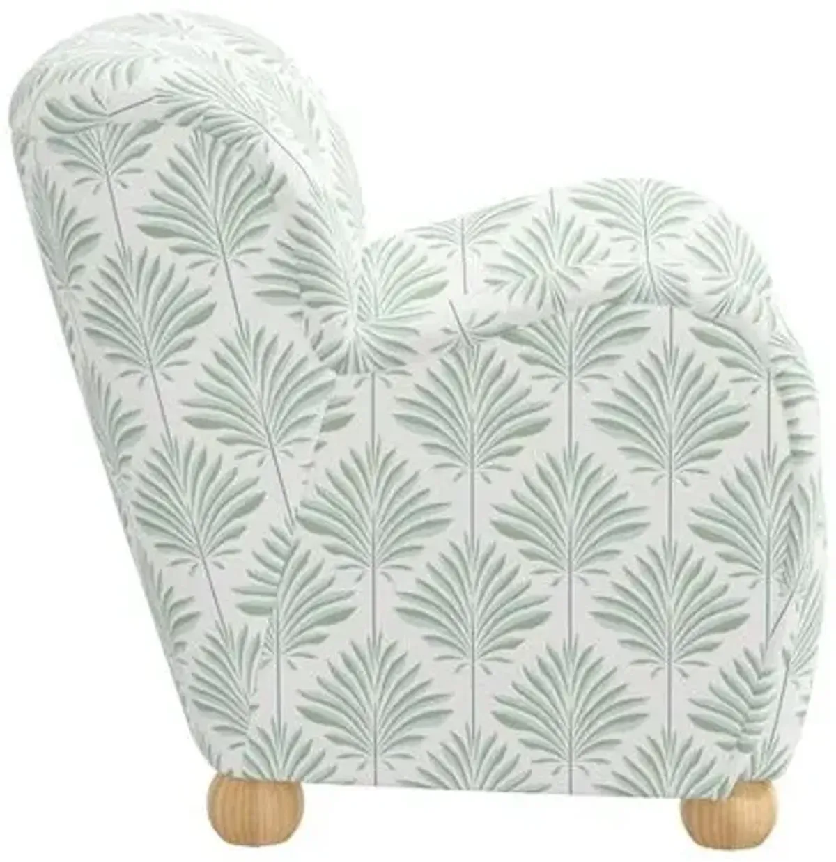 Luna Accent Chair - Cerifera Palm - Green, Comfortable, Durable, Cushioned