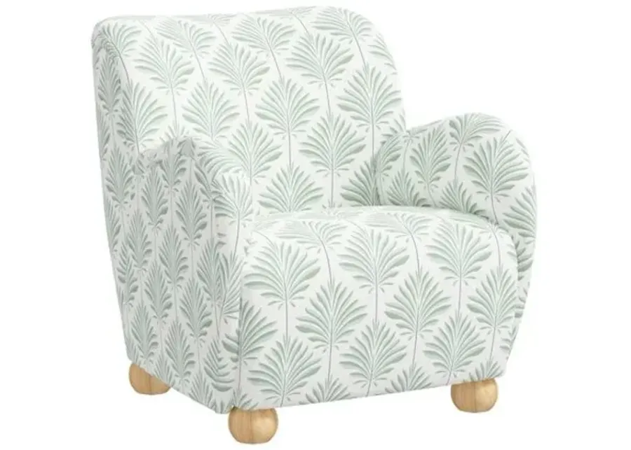 Luna Accent Chair - Cerifera Palm - Green, Comfortable, Durable, Cushioned