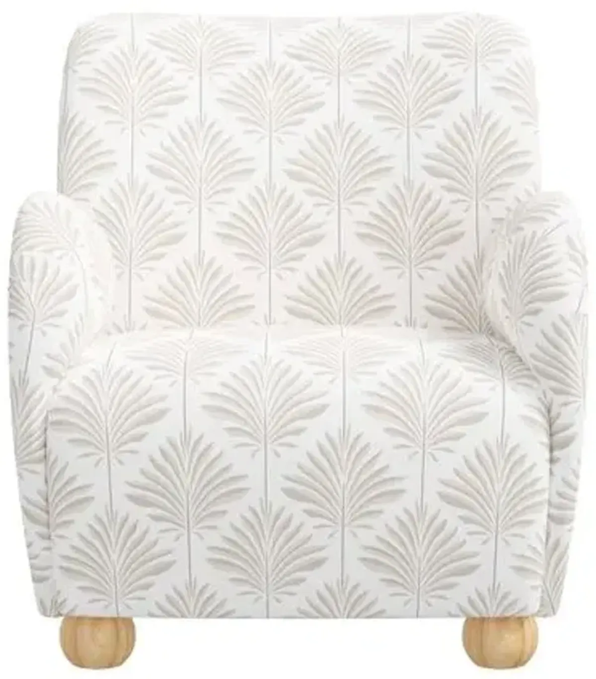 Luna Accent Chair - Cerifera Palm - Beige, Comfortable, Durable, Cushioned