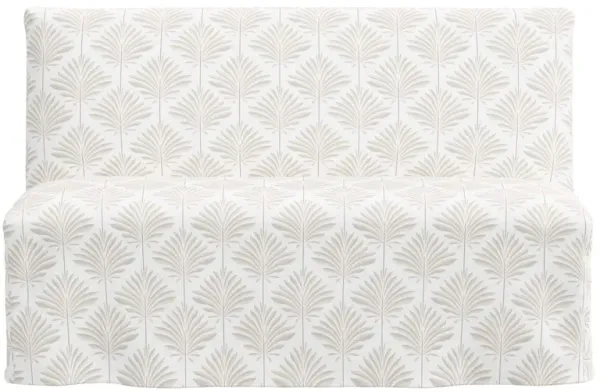 Edith Slipcover Dining Banquette, Cerifera Palm