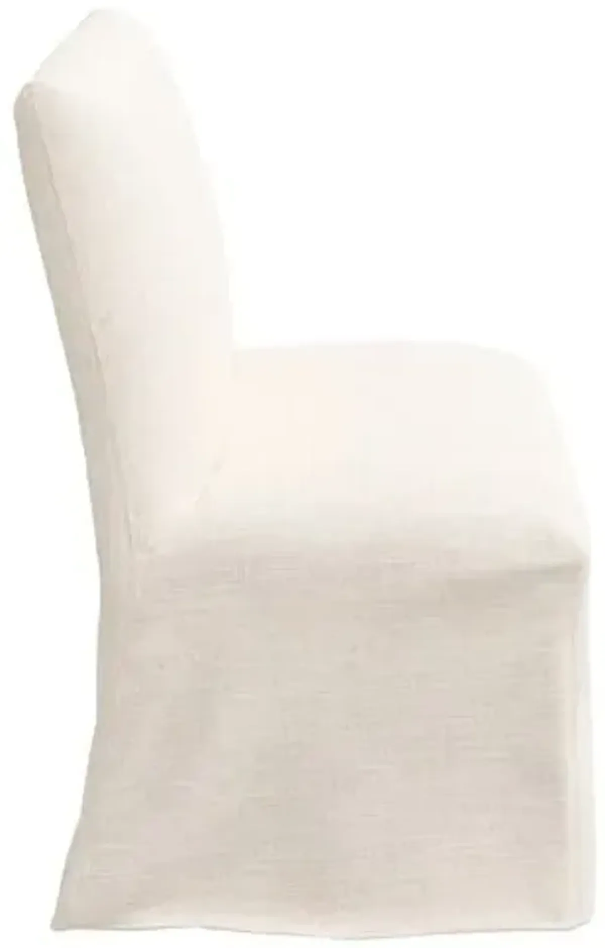 Edith Slipcover Dining Banquette - Linen - Beige