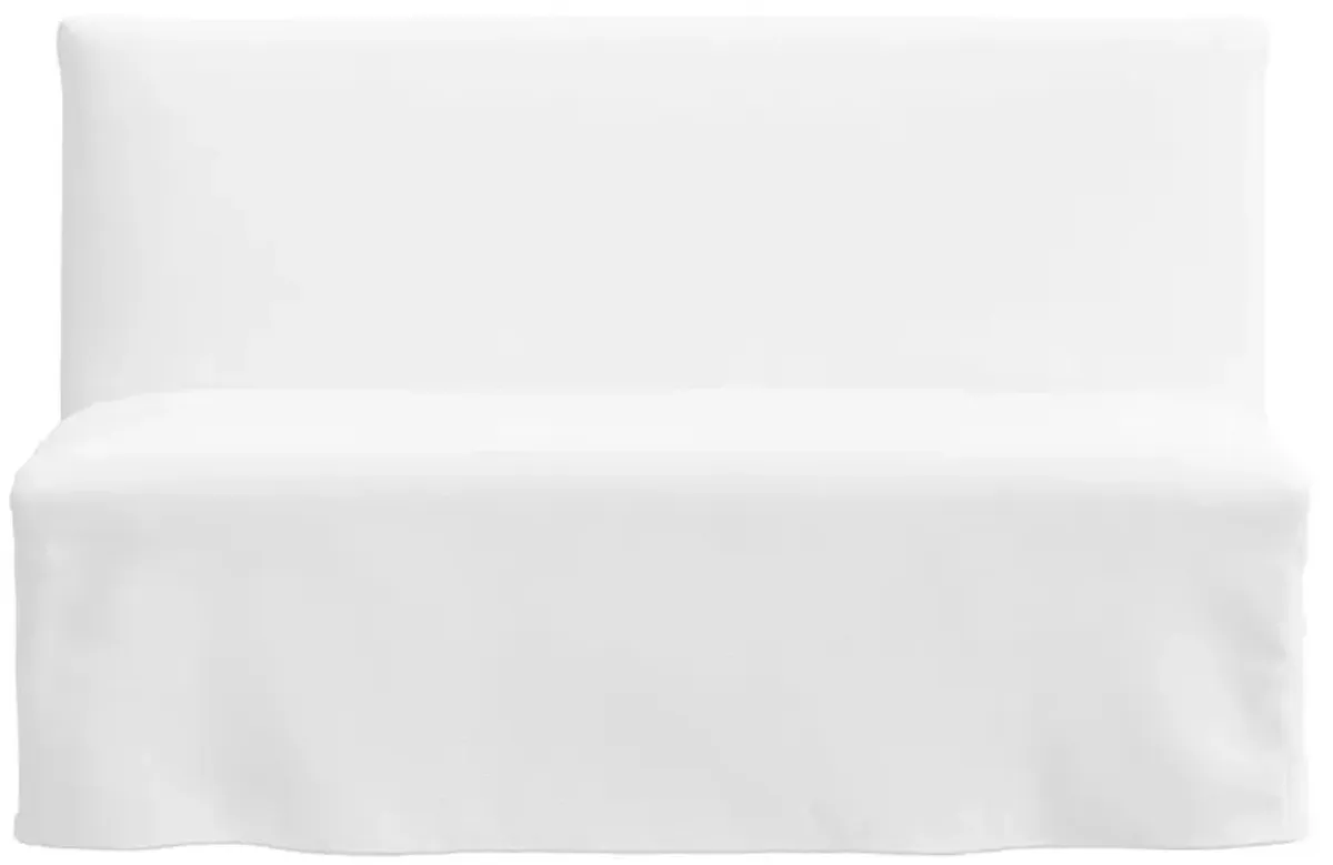 Edith Slipcover Dining Banquette, Linen