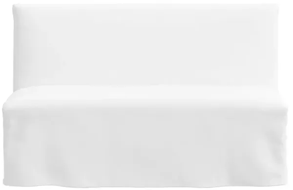 Edith Slipcover Dining Banquette, Linen
