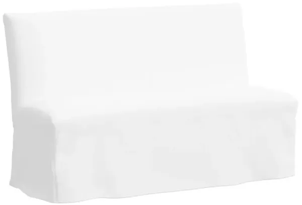 Edith Slipcover Dining Banquette, Linen