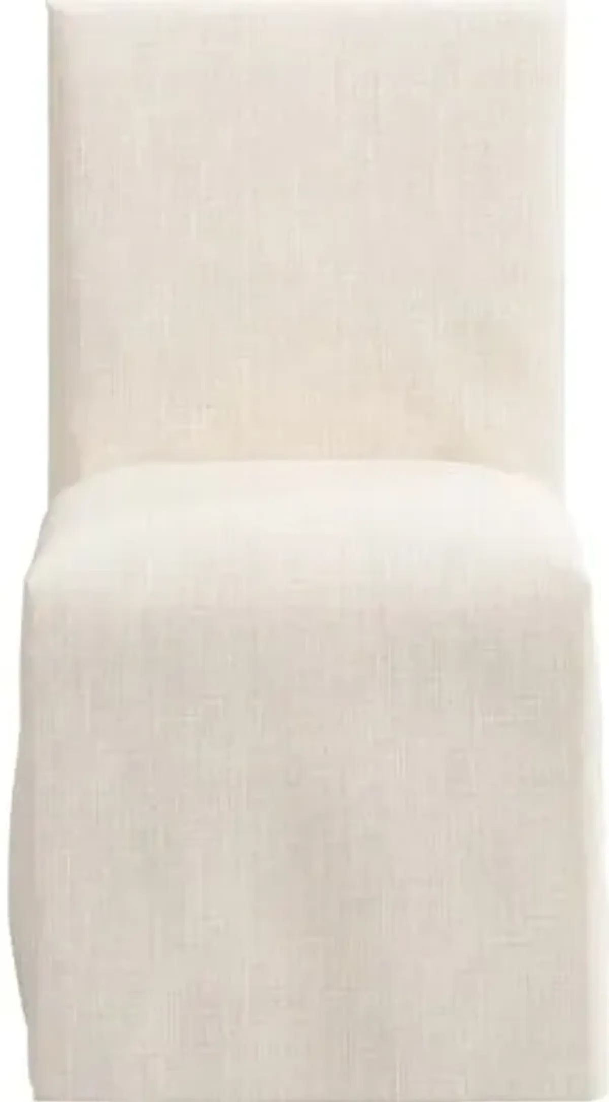 Edith Slipcover Dining Side Chair - Linen - Beige