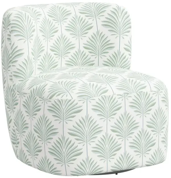Kinsley Swivel Chair, Cerifera Palm