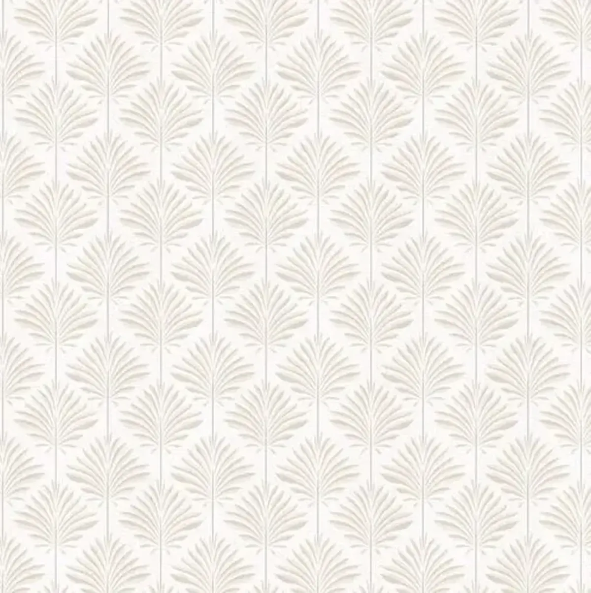 Luna Ottoman - Cerifera Palm - Beige